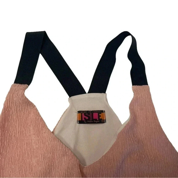 Isle By Melis Kozan Pink Wide Strap Lined Tank Top Size  Small - Picture 7 of 10